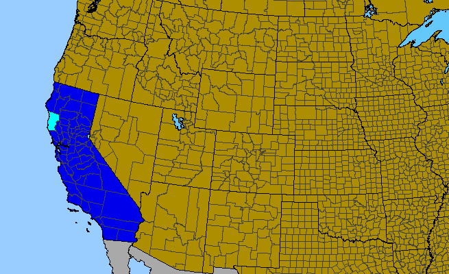 The range of Pseudocydonia sinensis