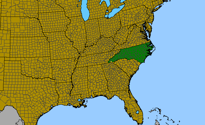 The range of Packera serpenticola